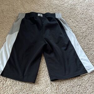 Black and white shorts